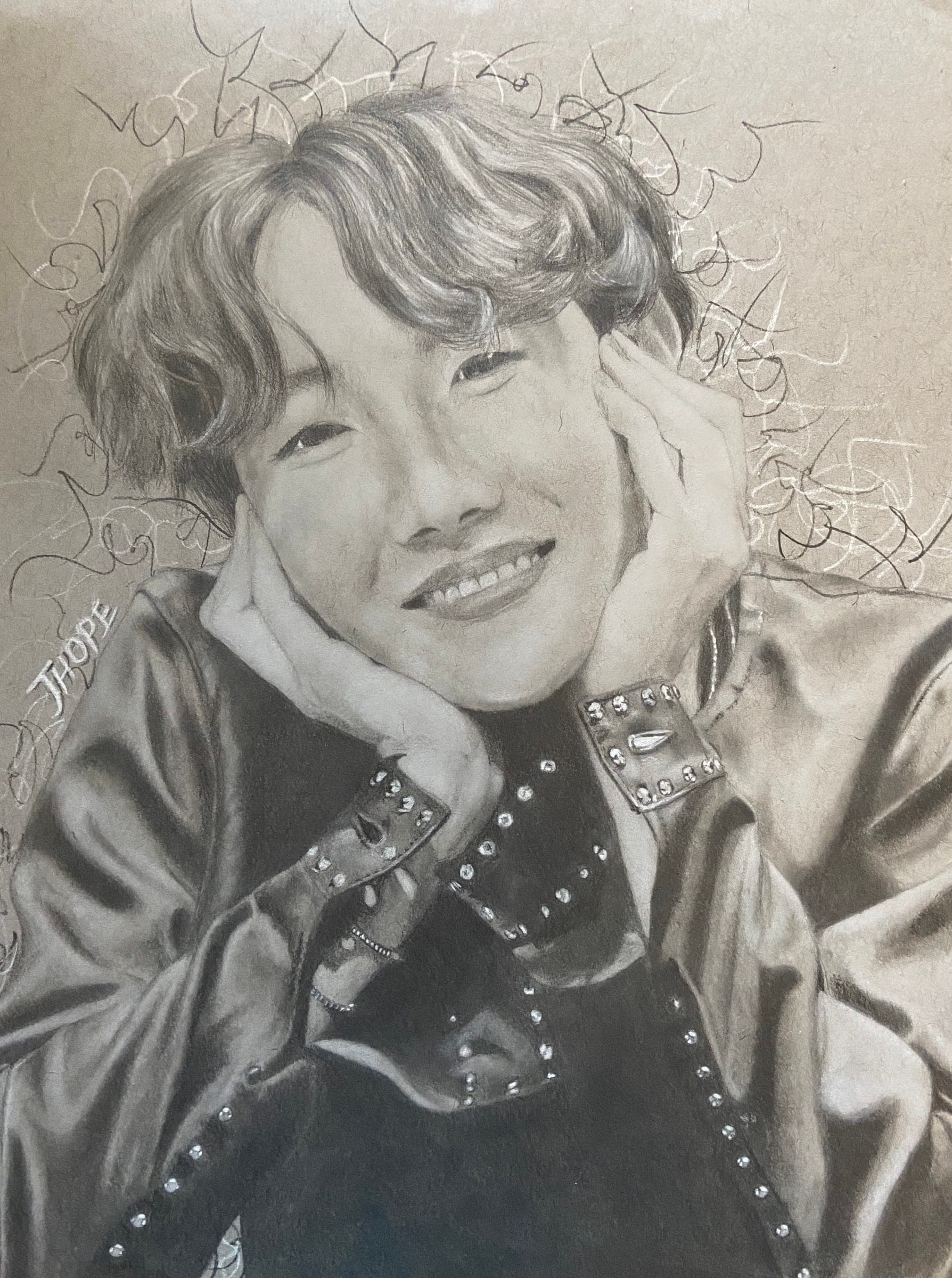 Portrait of BTS member J-Hope